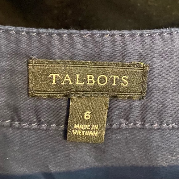 Talbots Belted Button Down Shirtdress - Picture 4 of 6